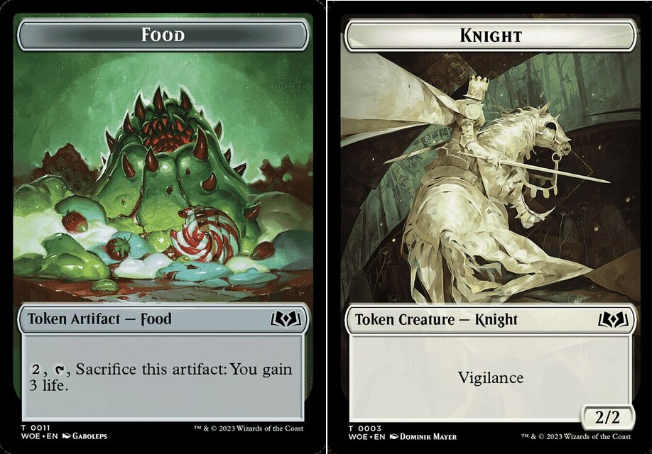 Food Token (0011) // Knight Token - Foil
